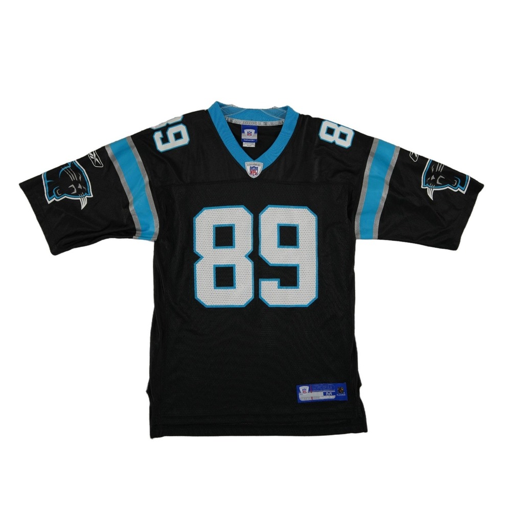 Reebok NFL Carolina Panthers Jersey Men's Size Medium On Field Steve Smith 89